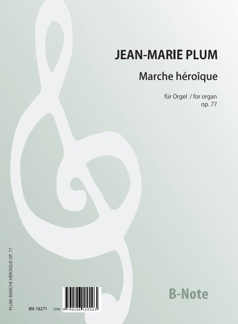 Marche héroîque für Orgel op.77