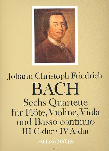 6 Quartette Band 2 für Flöte, Violine, Viola