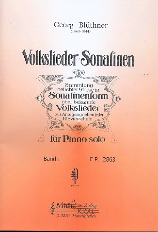 Volkslieder Sonatinen Band 1
