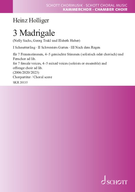 3 Madrigale