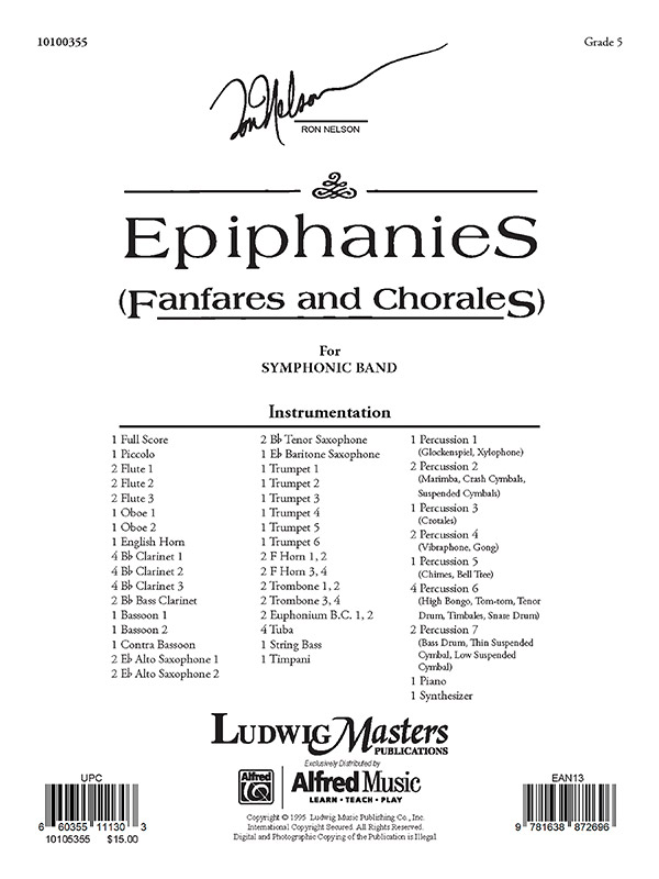 Epiphanies (c/b score)