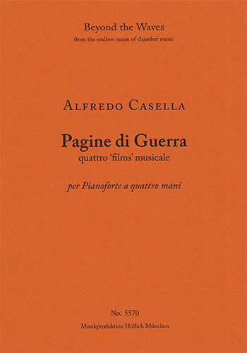 Pagine di Guerra, quattro 'films' musicali per pianoforte a quattro mani (piano performance score, 2