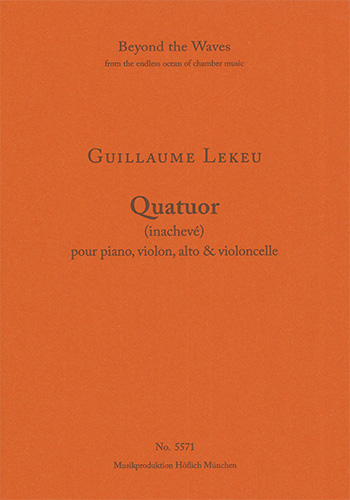 Quatuor pour Piano, Violon, Alto & Violoncelle  (Piano performance score & parts)