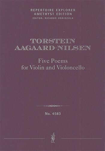 Five Poems for Violin and Violoncello (2 performance scores / first print)