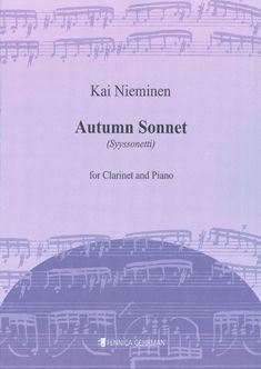 Autumn Sonnet for clarinet and piano