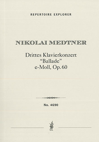 Piano Concerto in E minor No. 3 'Ballad', Op.60