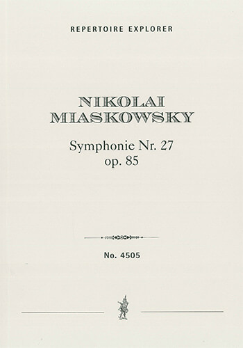 Symphony no. 27 Op. 85