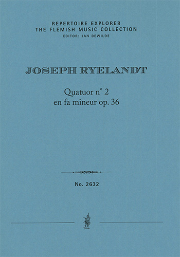 Quatuor n° 2 en fa mineur op. 36 (score and parts / first print)