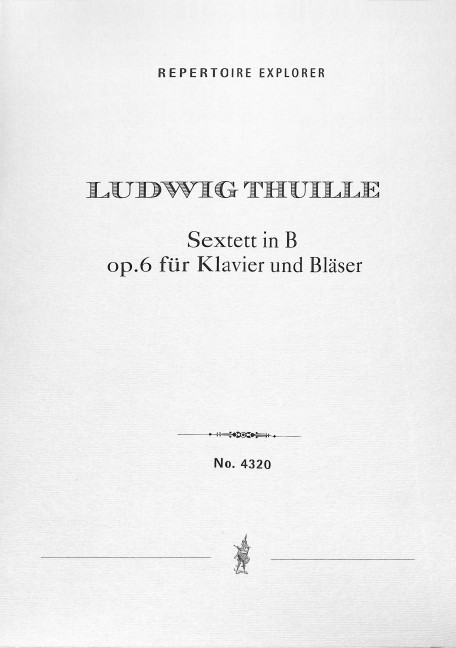 Sextet in Bb Op. 6 for Piano and Winds (score and parts)