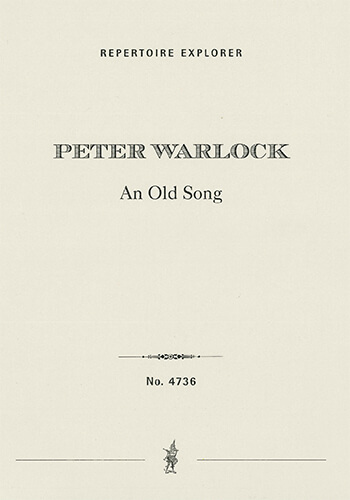 An Old Song for small orchestra (performance set incl. score & 12 parts)