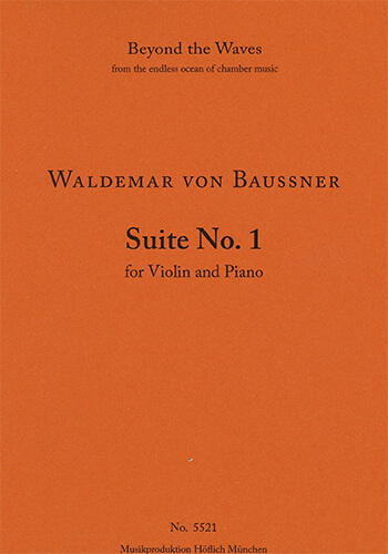 Suite No. 1 for violin & piano (2 performance scores)
