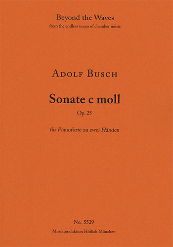 Sonata C minor for Pianoforte Op. 25 (Piano performance score)