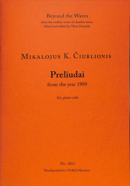 Preliudai from the year 1909 for piano solo