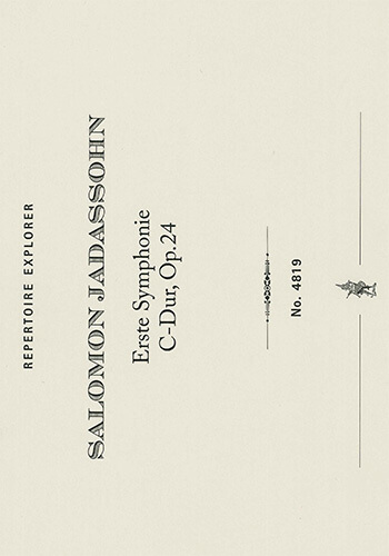 First Symphony in C major, Op. 24 (landscape format)