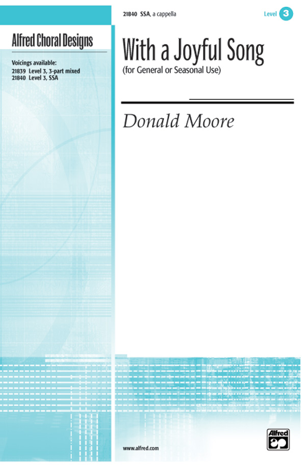 With a Joyful Song - SSA