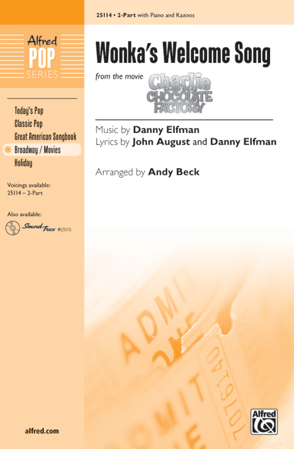 Wonka's Welcome Song - 2-part POP