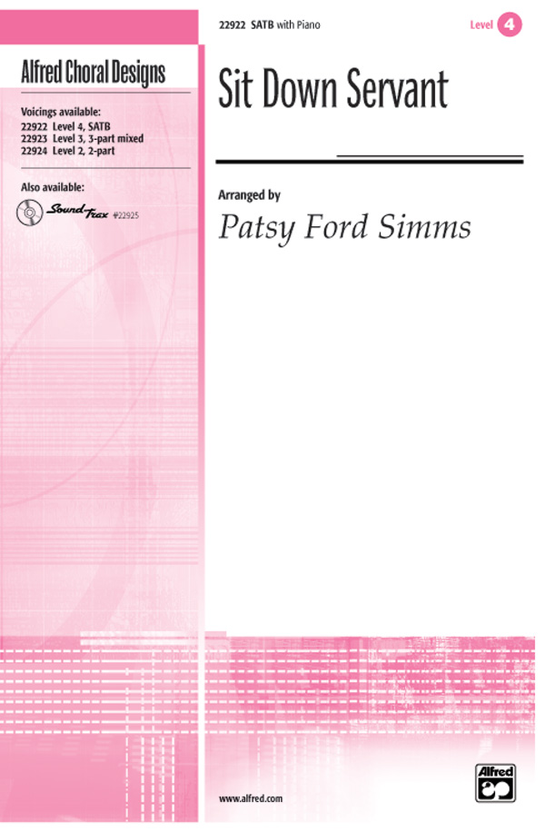 Sit Down Servant SATB