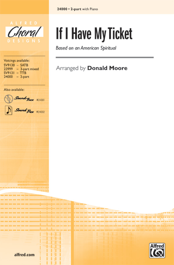 If I Have My Ticket 2-part