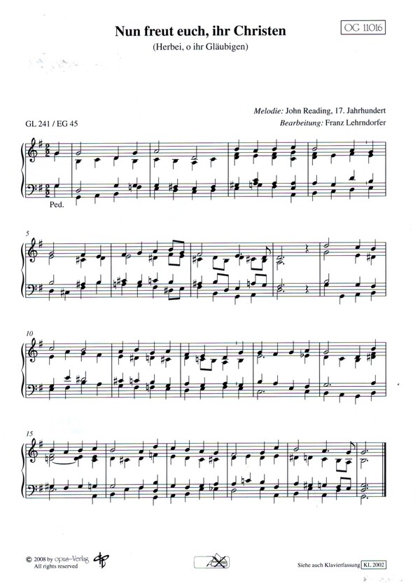 Nun freut euch, ihr Christen 