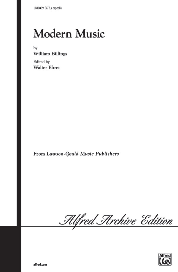 Modern Music (SATB)