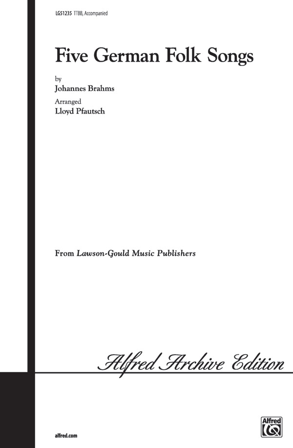 Five German Folk Songs (TTBB)