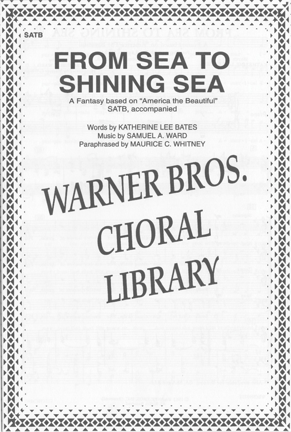 From Sea to Shining Sea (SATB)