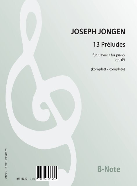 13 Preludes für Klavier op.69 (komplett)