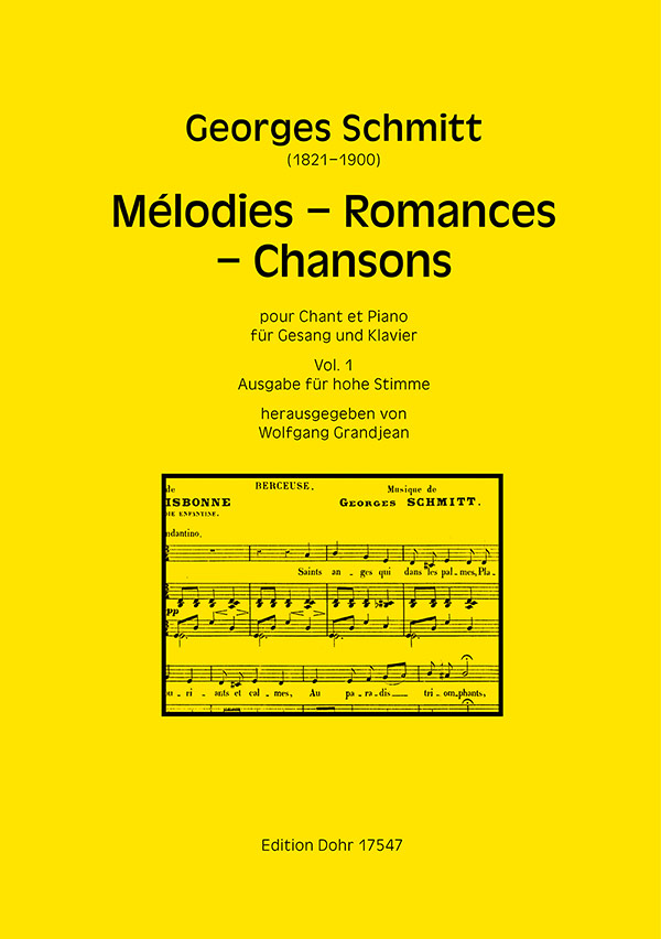 Mélodies ? Romances ? Chansons für Gesang und Klavier, 1 (Ausgabe für hohe Stimme)