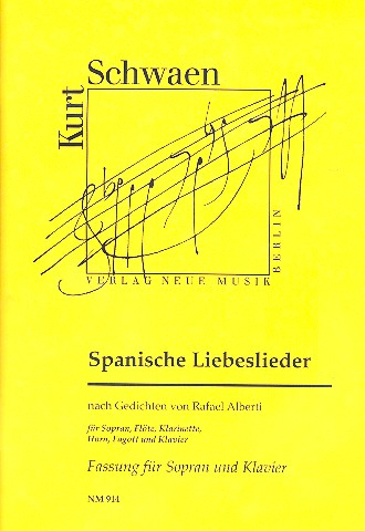 Spanische Liebeslieder für Sopran und
