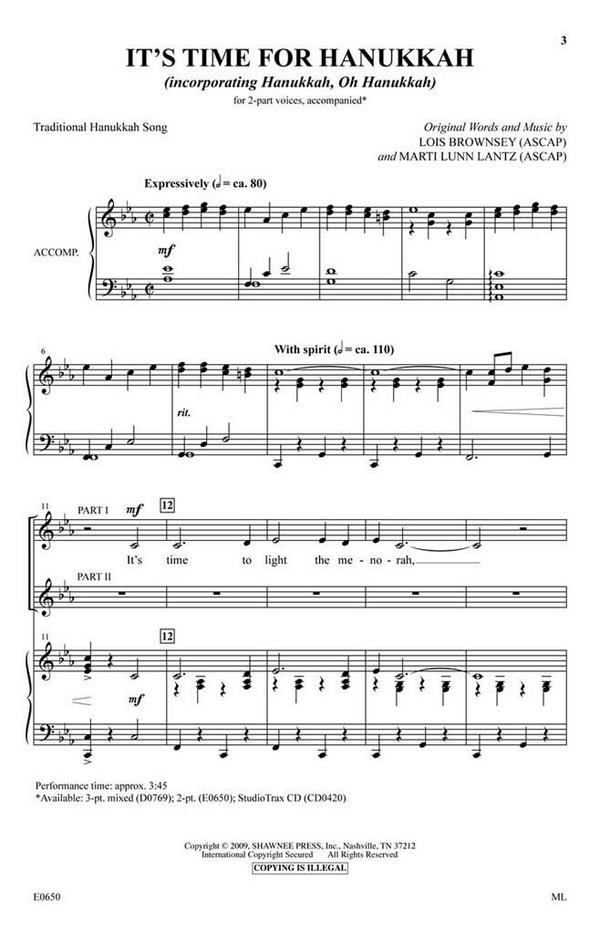 It's Time for Hanukkah