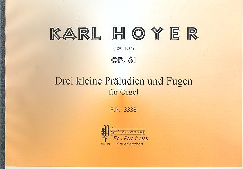3 kleine Präludien und Fugen op.61