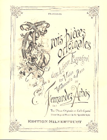 3 original Pieces in Spanish Style op.1