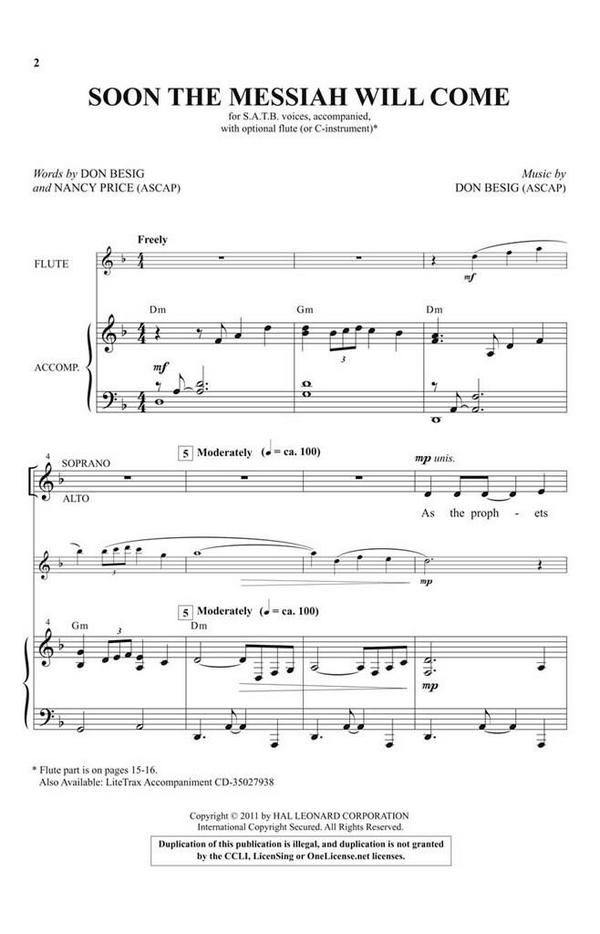 Soon the Messiah Will Come