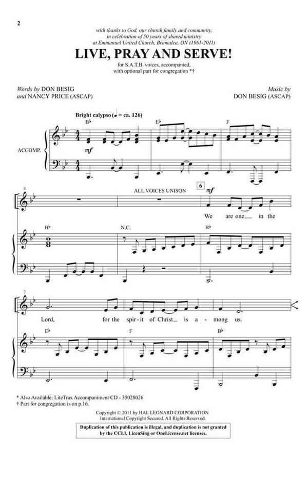 Live, Pray and Serve!