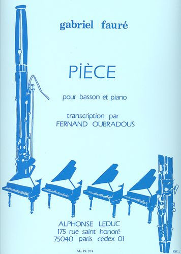 Piece pour basson et piano