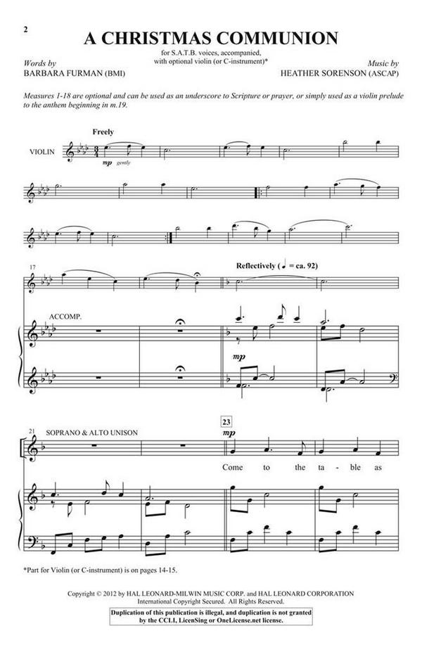 A Christmas Communion