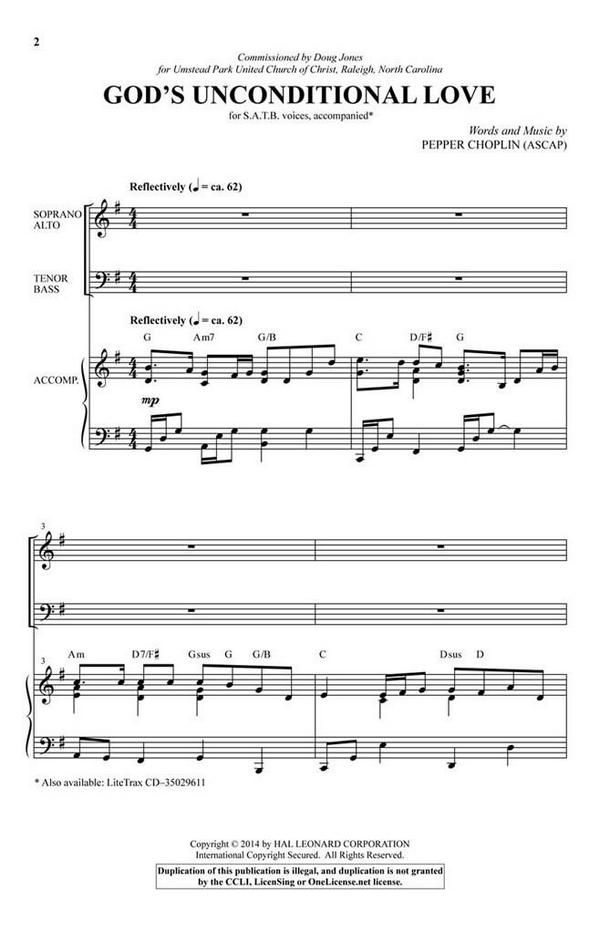 God's Unconditional Love