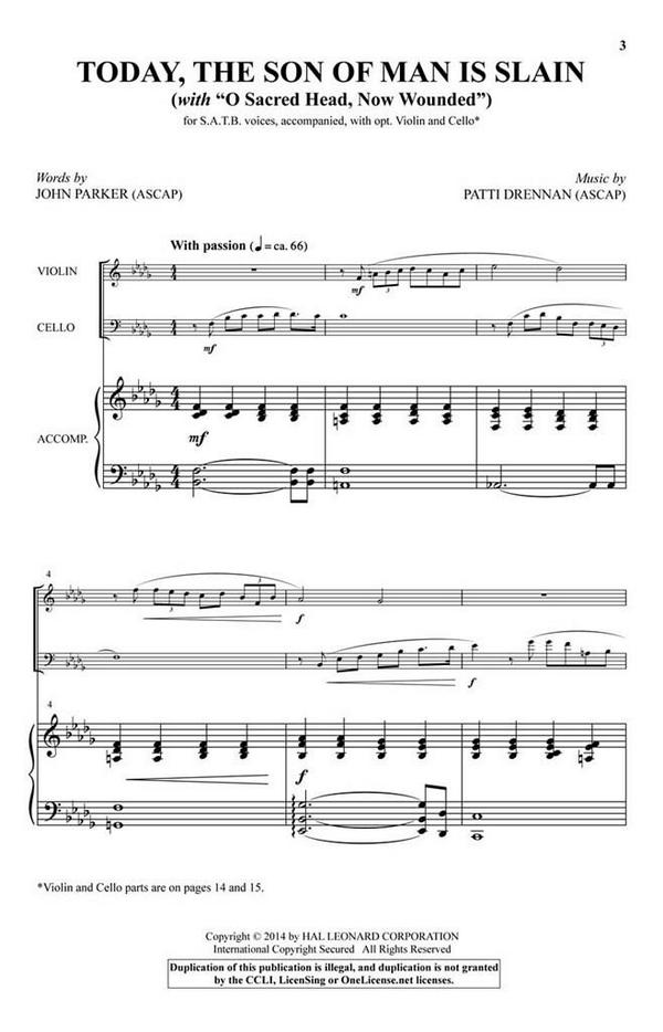 Today, the Son of Man Is Slain