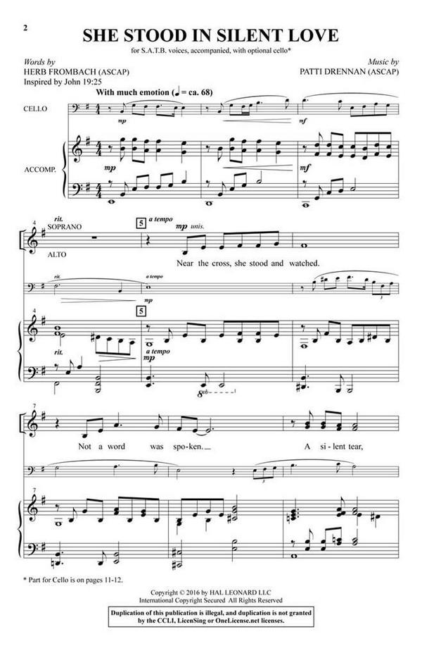 She Stood in Silent Love