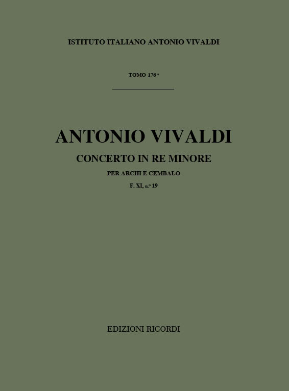 Concerto in re minore per archi e cembalo