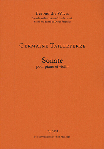 Sonate pour piano and violon (Piano performance score & part)