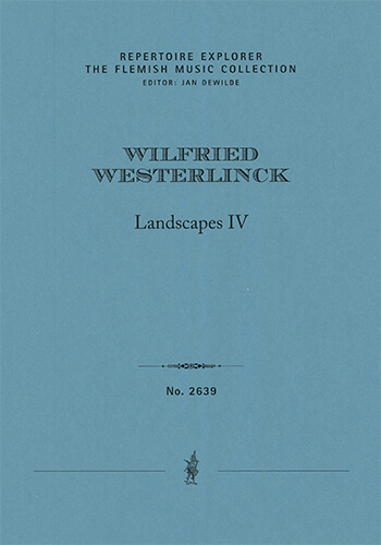 Landschappen IV (Landscape IV) for flute, harp and string trio (first edition / score and parts)