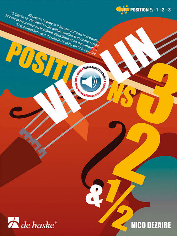Violin Positions 3, 2 & 1/2 (+Online-Audio)