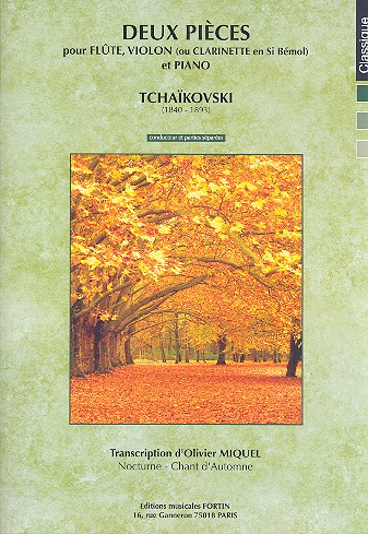 2 Pièces pour flute, violon et piano