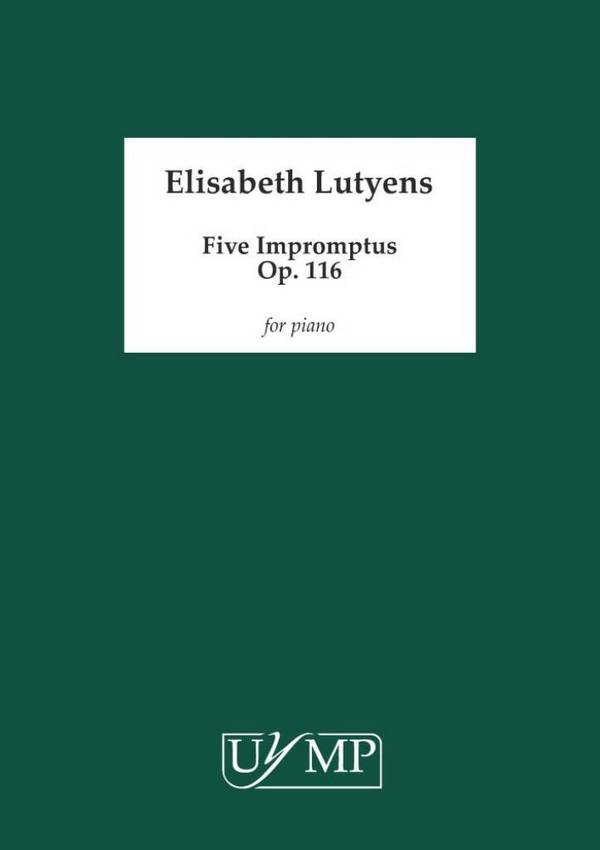 Five Impromptus, Op. 116