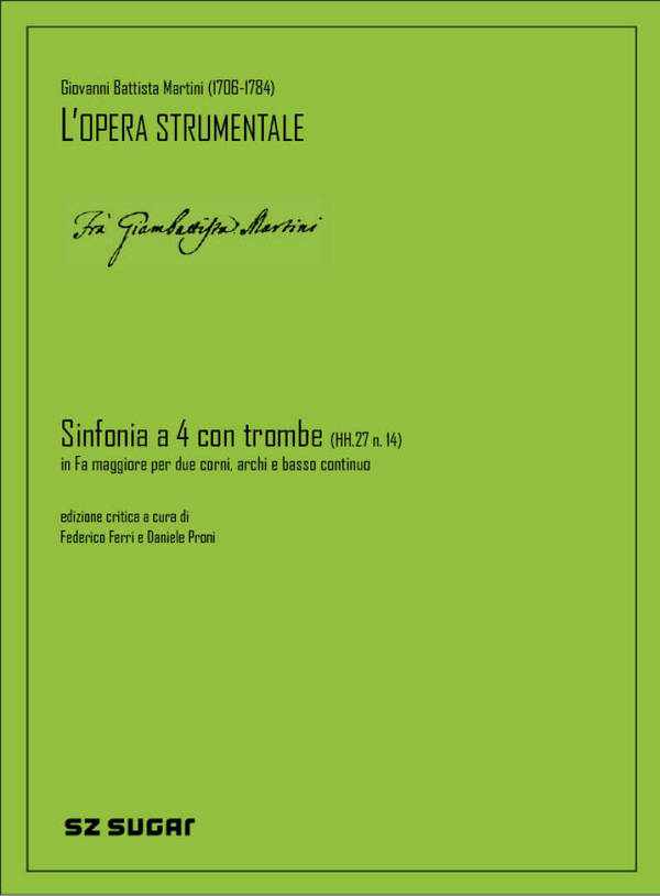Sinfonia A Quattro Con Quattro Trombe Hh.27 N. 14