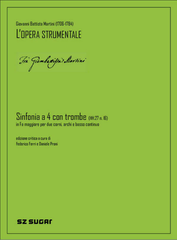Sinfonia A Quattro Con Quattro Trombe Hh.27 N. 16