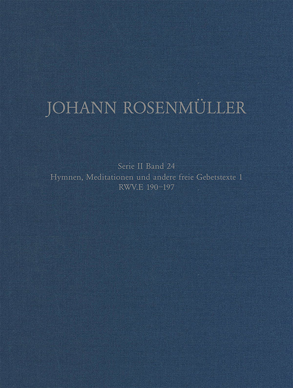 Rosenmüller Gesamtausgabe Band 24 Serie II Band 24