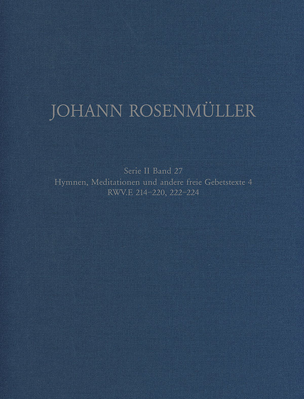Rosenmüller Gesamtausgabe Band 27 Serie II