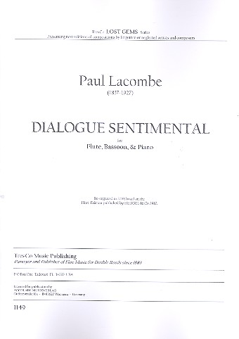 Dialogue Sentimental for flute, bassoon